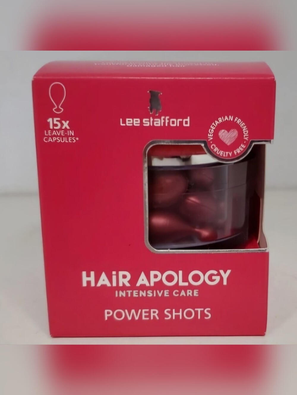 Lee Stafford Hair Apology Power Shots -hair Emergency 15 Capsules NEW